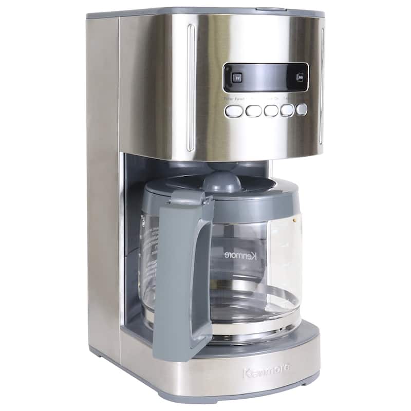 Kenmore Aroma Control Programmable 12-cup Coffee Maker, Stainless Steel - 8' x 11'