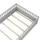 preview thumbnail 7 of 12, Full Size Floor Bed with Super High Security Barrier