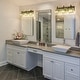 preview thumbnail 138 of 182, 2/3/4-Light Modern Bathroom Crystal Vanity Light Wall Sconces
