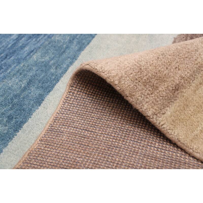 ECARPETGALLERY Hand-knotted Peshawar Ziegler Light Khaki Wool Rug - 4'10 x 6'9