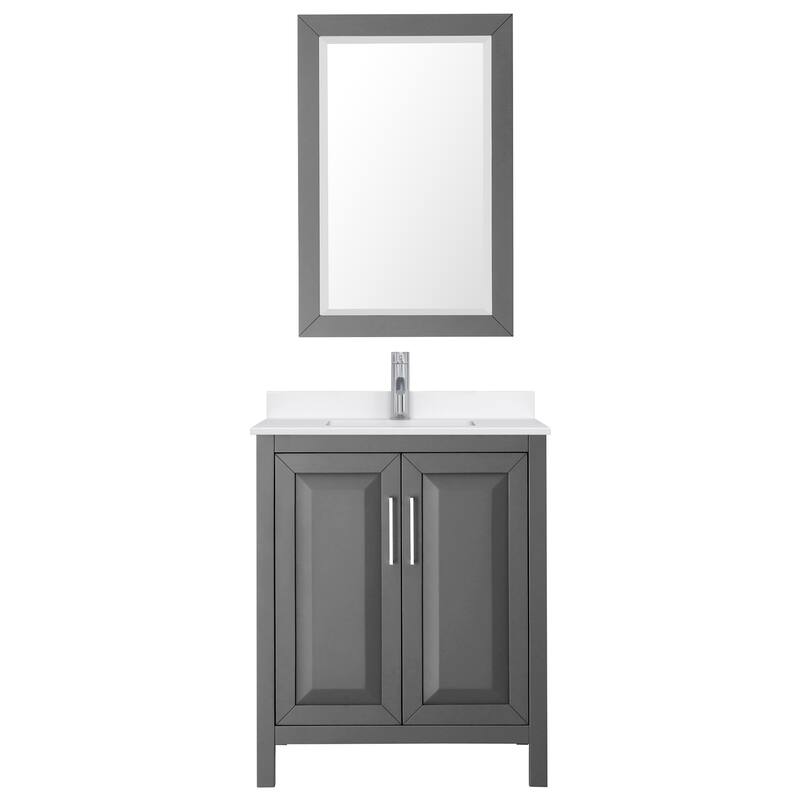Wyndham Collection WCV252530S-QTZ-UNSM24 Daria 30" Free Standing