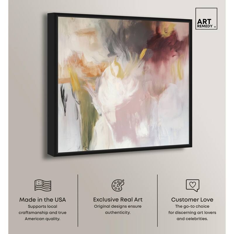Painterly Energy Canvas by Art Remedy