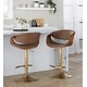 preview thumbnail 16 of 70, Carson Carrington Kanteborg Adjustable Bar Stool with Rounded T Footrest (Set of 2)