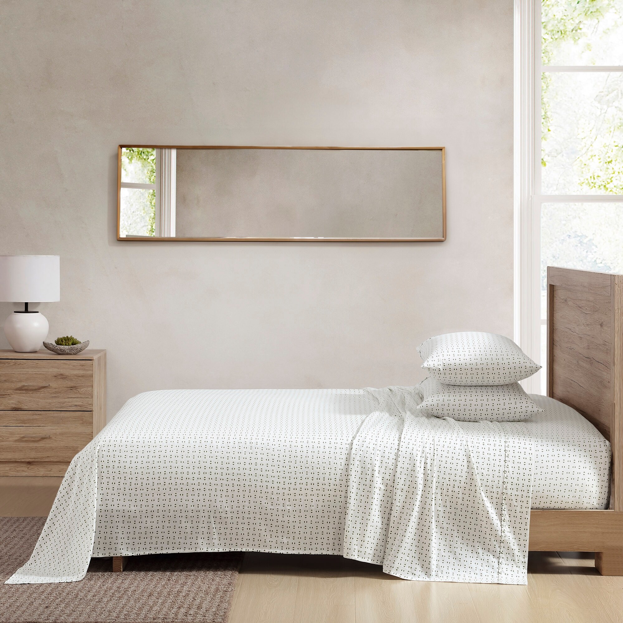 The Gray Barn Noh Printed Cotton Bedsheet Set-image