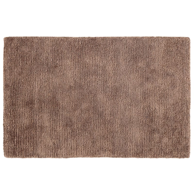 Terra by Obeetee Hue Solid Rug - Brown - 2' x 3'