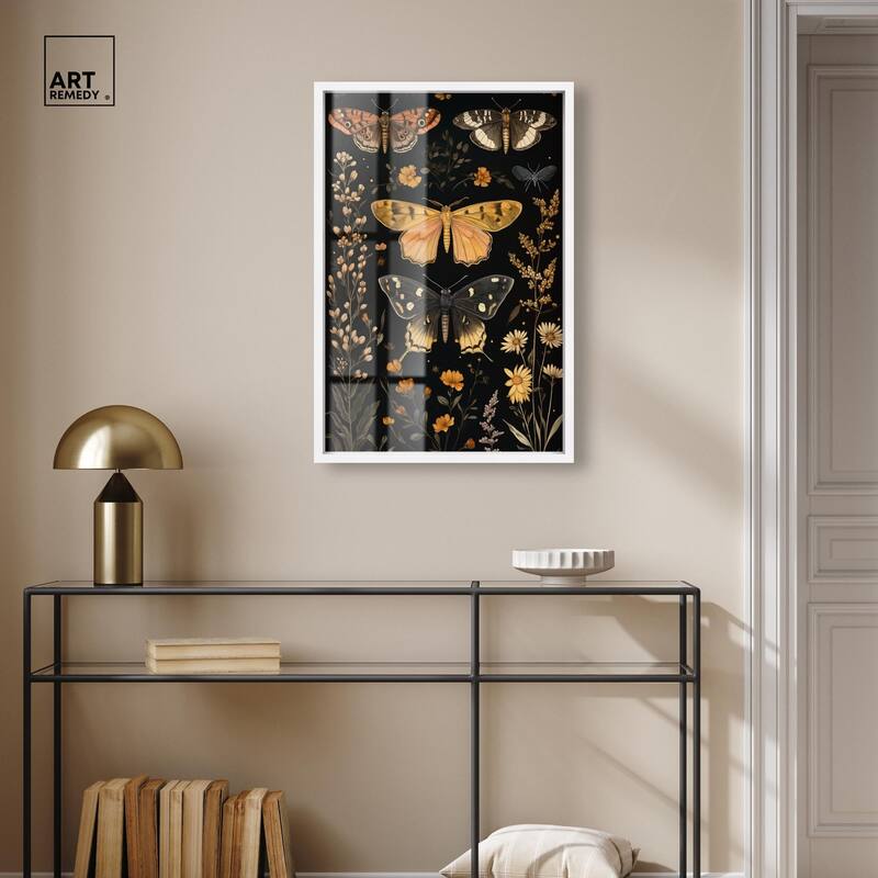 Winged Visitors II Shadowbox by Art Remedy
