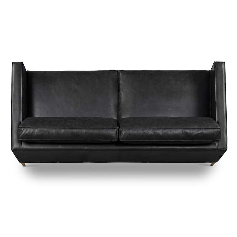 Poly & Bark Mateo 82.5" Sofa - Full Grain Genuine Italian Leather