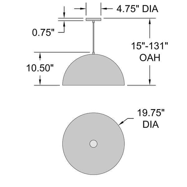 Access Lighting Huck 1 Light Pendant