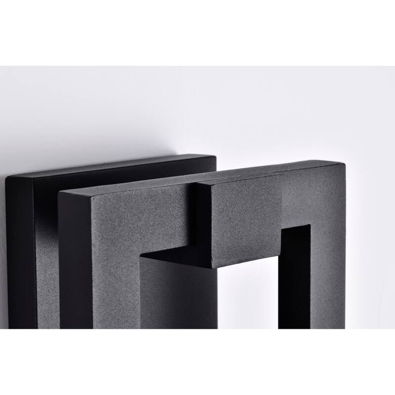 Crew 40 Watt 19 Inch LED Outdoor Sconce Sand Black Finish - Sand Black