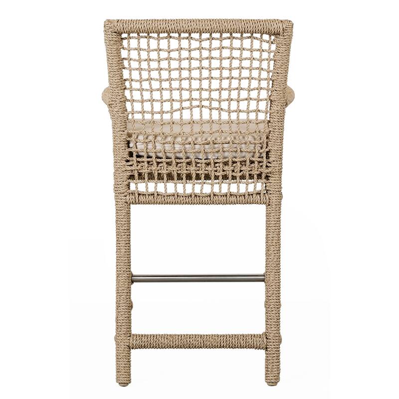 Classic Home Brisbane Woven Outdoor Bar and Counter Stools