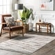 preview thumbnail 28 of 57, Nuloom Tristan Contemporary Waves Area Rug 5' x 8' - Red