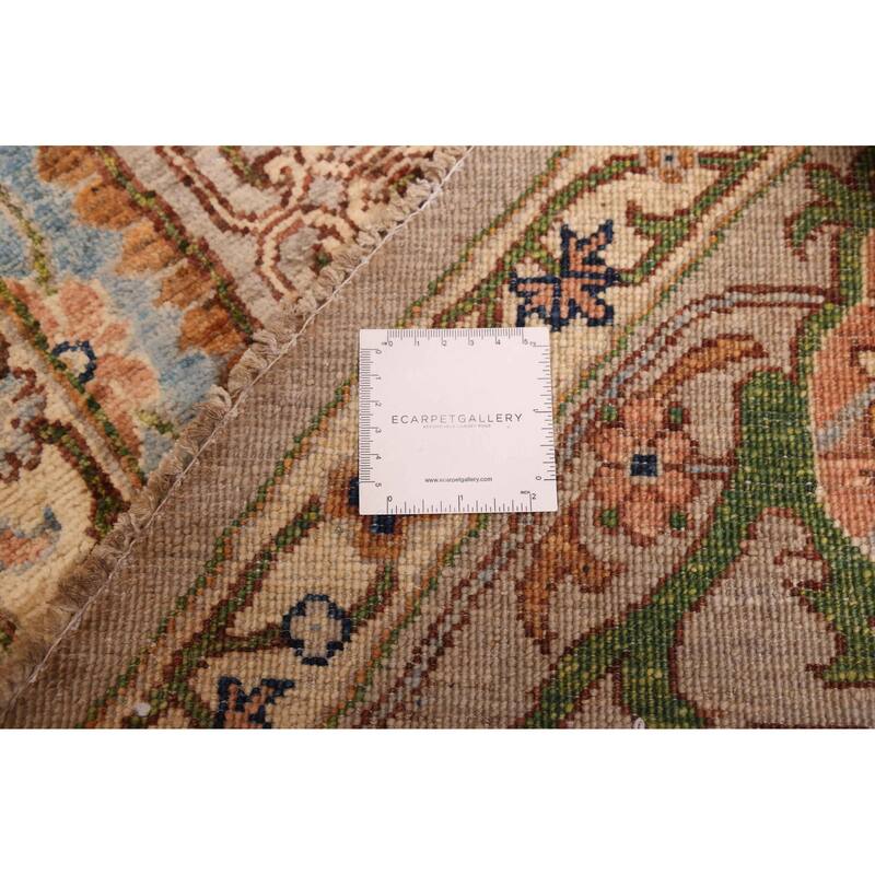 ECARPETGALLERY Hand-knotted Aryana Light Grey Wool Rug - 8'2 x 8'4