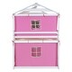 preview thumbnail 34 of 37, Full Size Solid Wood Kids Bed Bunk Wood House Bed with Tent
