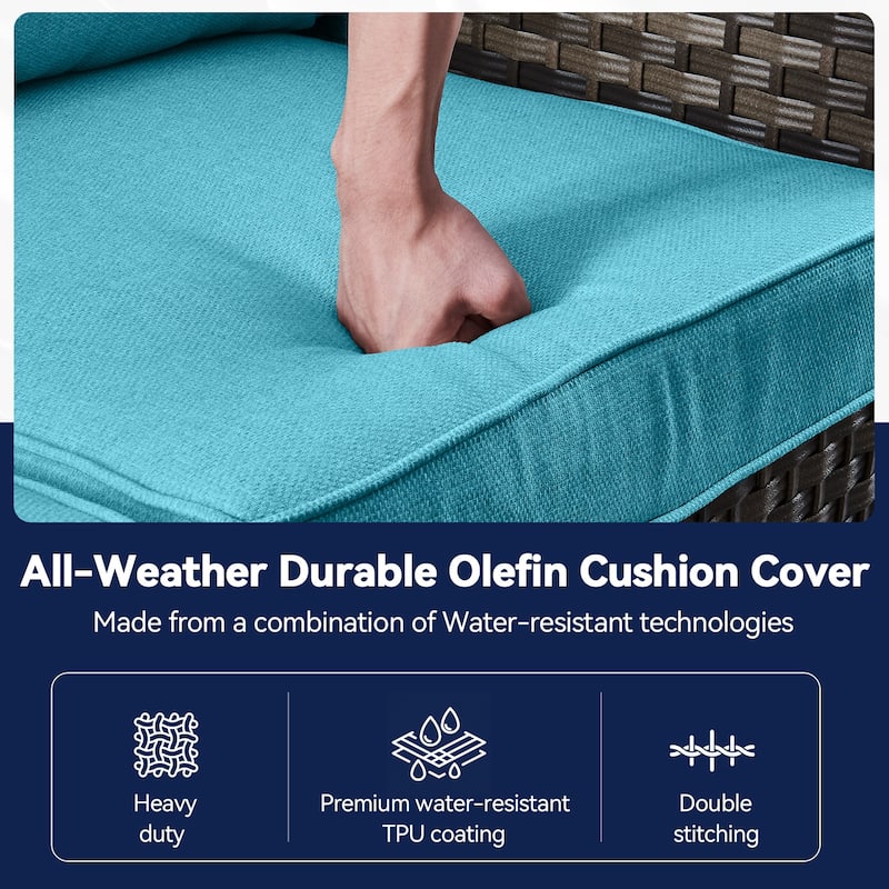 Patio Outdoor Cushions with Removable Cover