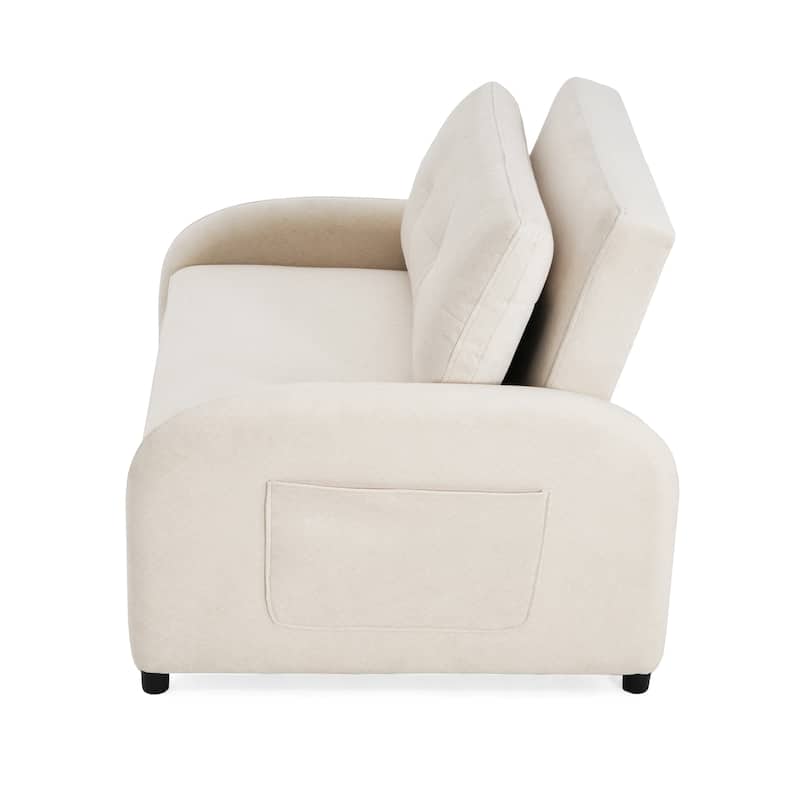 Christopher Knight Home - Morgan 3-in-1 Convertible Sleeper Sofa Bed with Pillow & Pocket, Loveseat Sleeper Chair