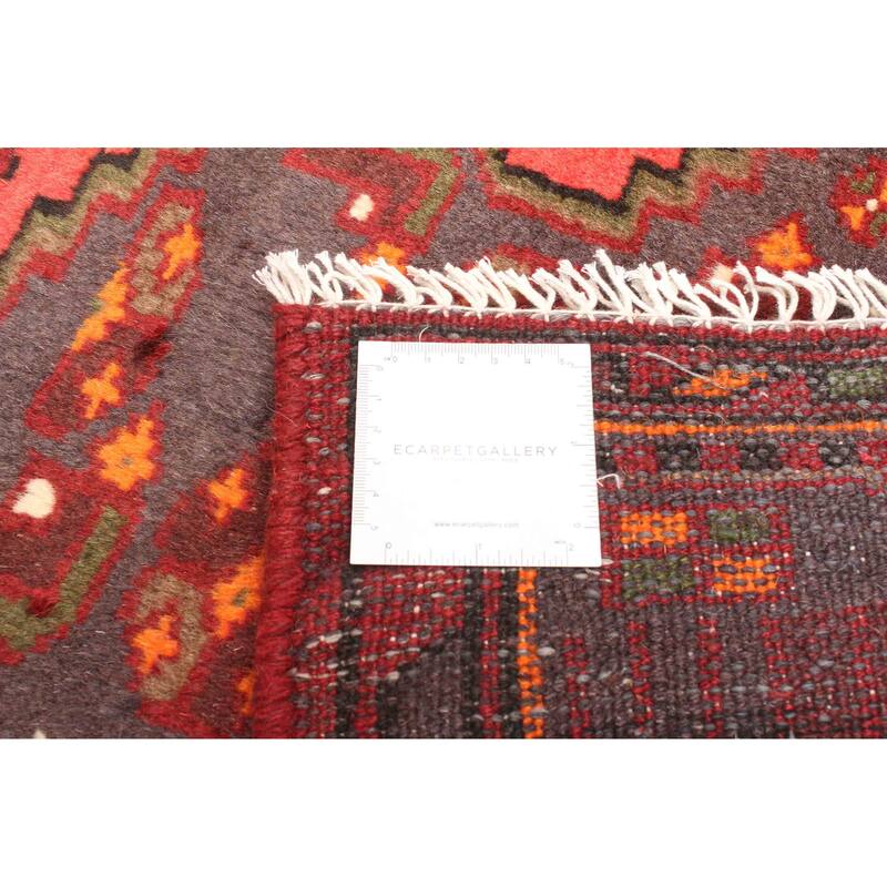 ECARPETGALLERY Hand-knotted Andelz Red Wool Rug - 4'6 x 6'7