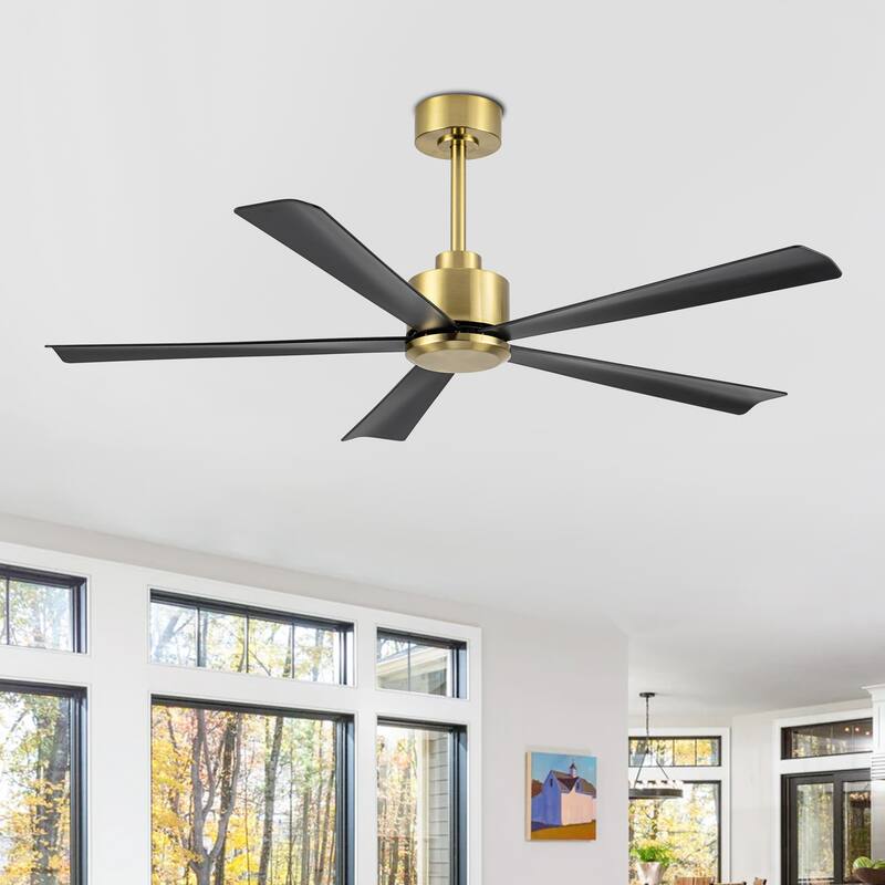 52-Inch 5-Blade Ceiling Fan with Remote without Light