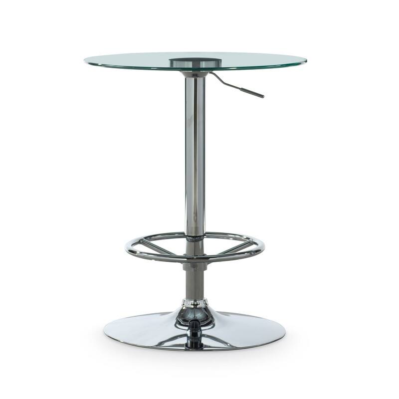 Strick & Bolton Siza Adjustable Pub Table - Chrome