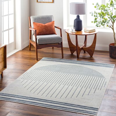 Livabliss Transitional Lillian Abstract Washable Area Rug