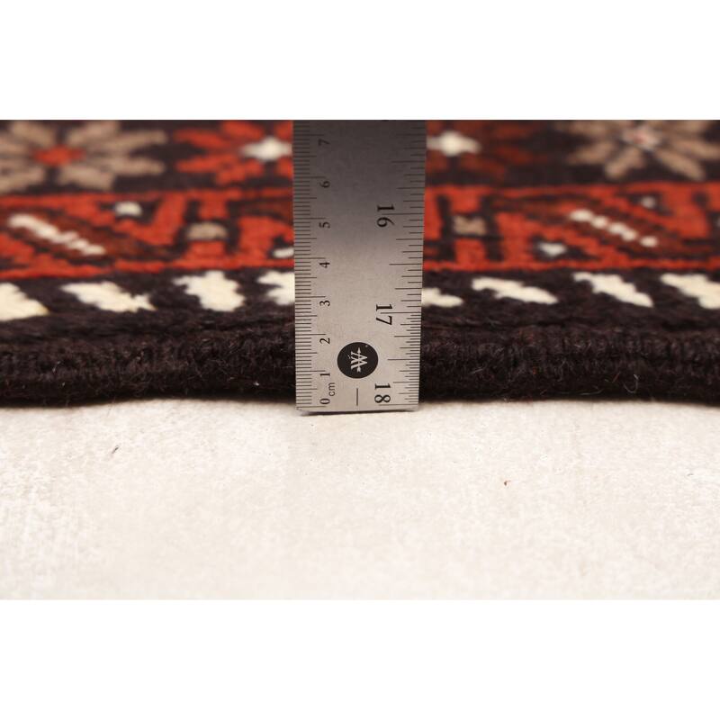 ECARPETGALLERY Hand-knotted Baluch Tan Wool Rug - 3'1 x 5'7