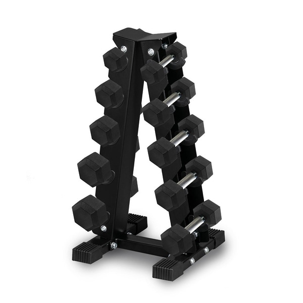 5 Tier Dumbbells Rack Holders Weights Storage Rack Bed Bath