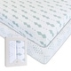 preview thumbnail 13 of 47, Ely's & Co. Baby Fitted Crib Sheet Set - 2 Pack - 28" x 52" Sage Diamond