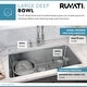 preview thumbnail 3 of 8, Ruvati 31-inch Undermount Kitchen Sink 16 Gauge Stainless Steel Single Bowl - RVM5931 - Silver - 31" X 18"