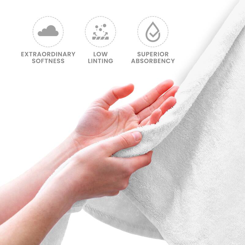 Martex 6 PC 100% Ringspun Cotton Towel Set Highly Absorbent & Soft