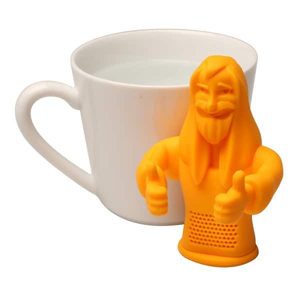 NMR Distribution America Teazus Tea Infuser - Silicone Jesus Shaped ...