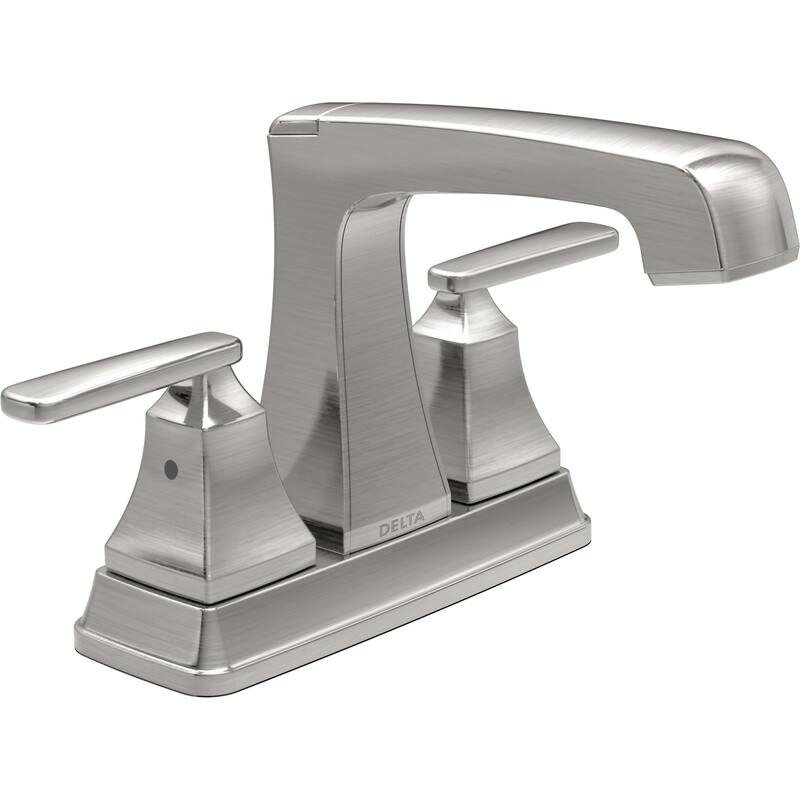 Delta Ashlyn 1.5 GPM Centerset Bathroom Faucet with Plastic Drain