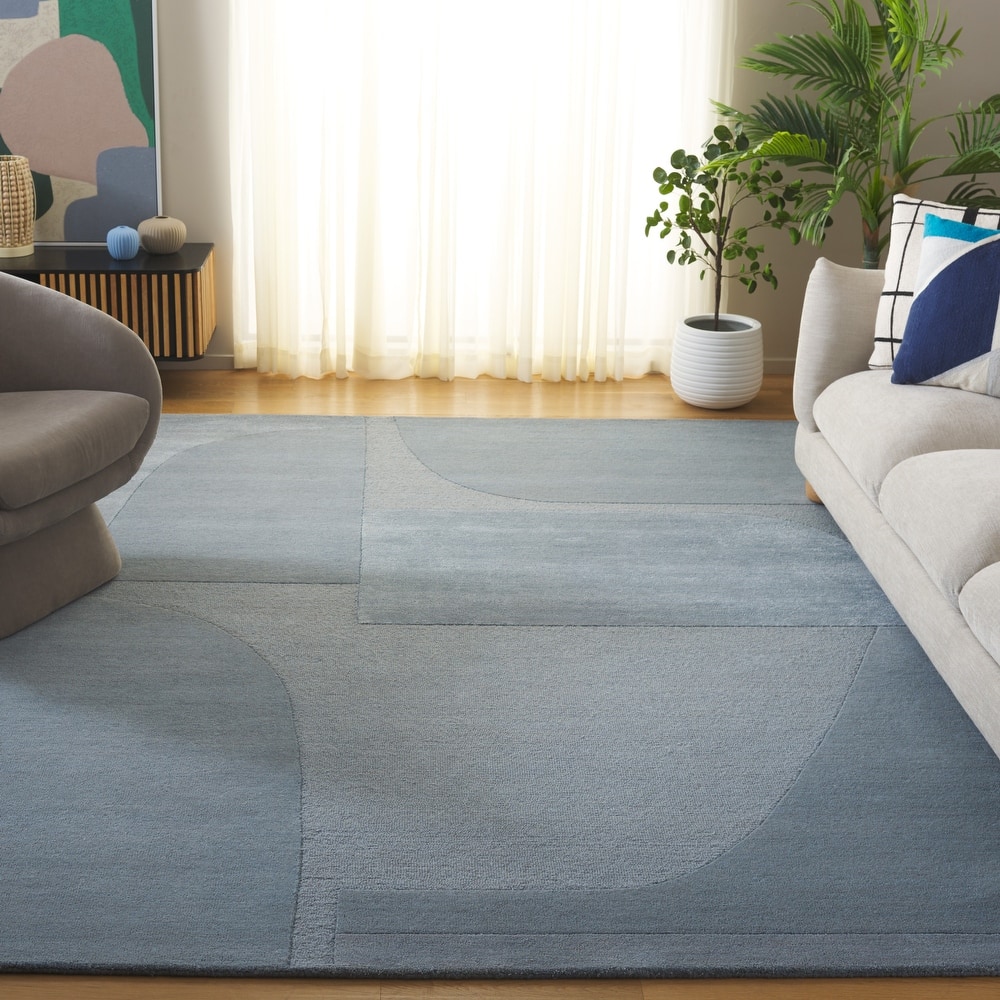 SAFAVIEH Handmade Fifth Avenue Shamira Mid-Century Modern New Zealand