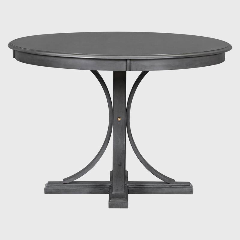 5-Piece Retro Round Dining Table Set