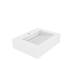Pyramid Solid Surface Wall-Mounted Bathroom Sink