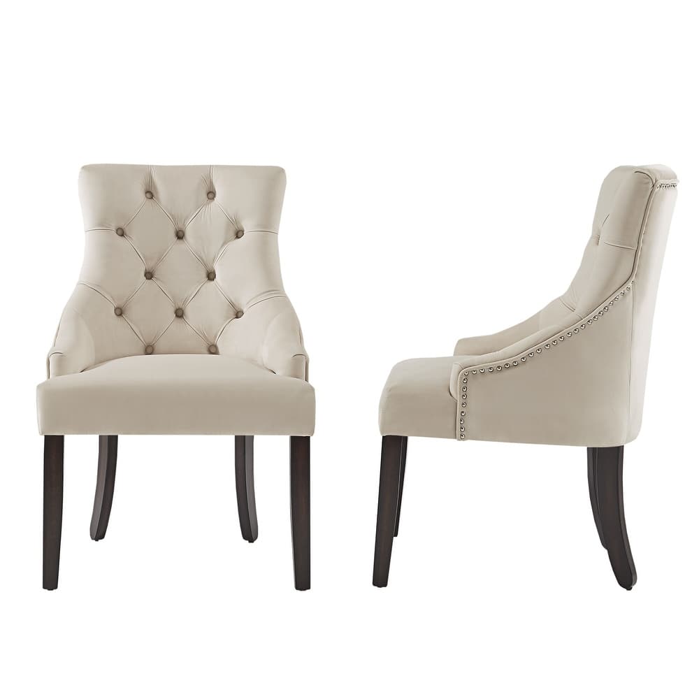 Benchwright II Tufted Wingback Chairs (Set of 2) by iNSPIRE Q Bold