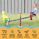 preview thumbnail 3 of 7, Outsunny Teeter Totter Outdoor Seesaw 4 Seat Backyard Toy Playground Equipment 3-8 Years Old