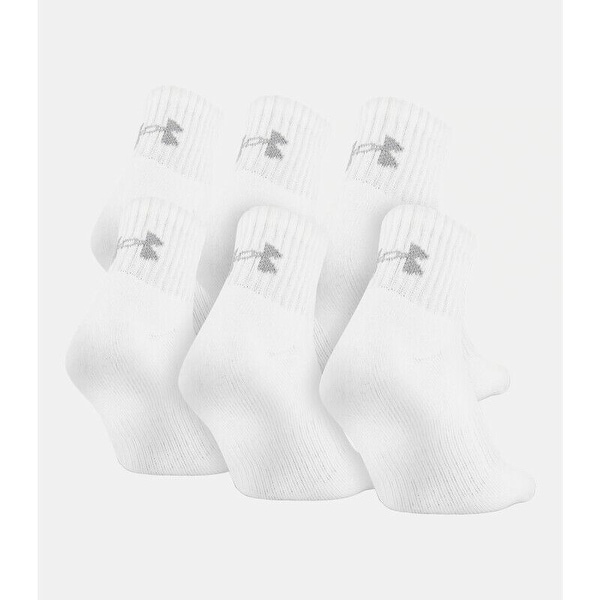 under armour men's charged cotton 2.0 quarter socks