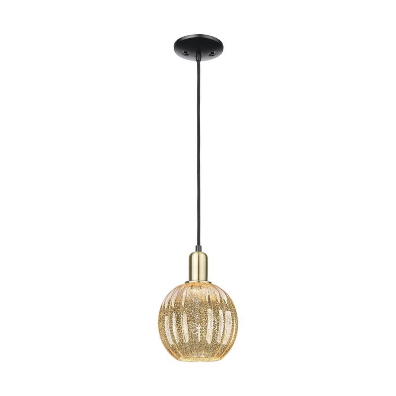 Innovations Lighting Downtown Urban - Preston - 1 Light 7" Globe Shade Cord Hung Mini Pendant