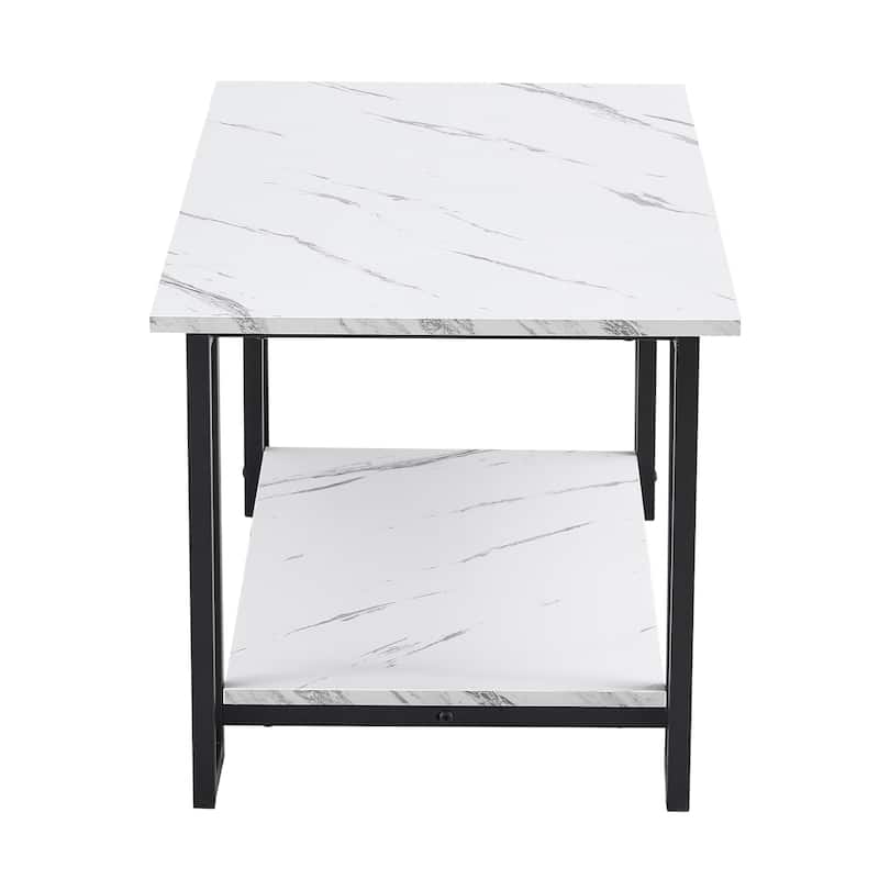 Marbled MDF Coffee Table