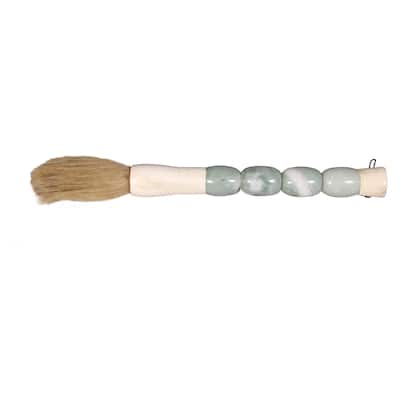 Artissance Approx. 14" White Ring Jade Calligraphy Brush