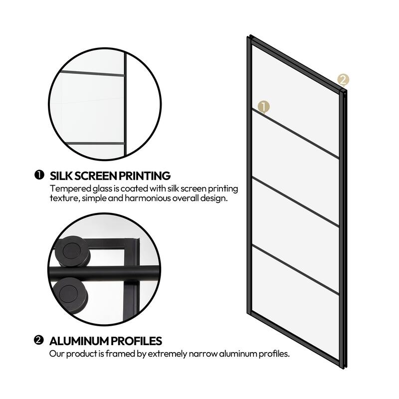 Losar Single Sliding Framed Shower Door