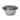 16-in Round Hammered Copper Prep Sink in Nickel w/ 3.5-in Drain Opening (BR16EN3)