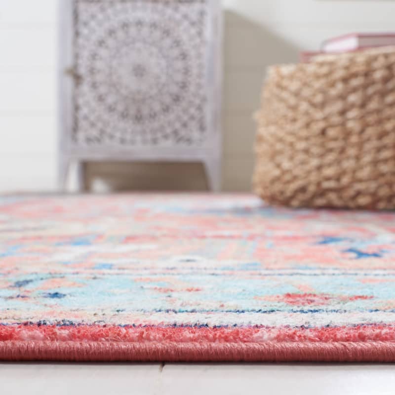SAFAVIEH Riviera Machine Washable Slip Resistant Verona Oriental Rug