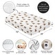 preview thumbnail 4 of 4, Sweet Jojo Designs Boho Teddy Bear Boy, Girl, Unisex/Gender Neutral Fitted Crib Sheet - Watercolor Brown Bears, Bohemian, Modern