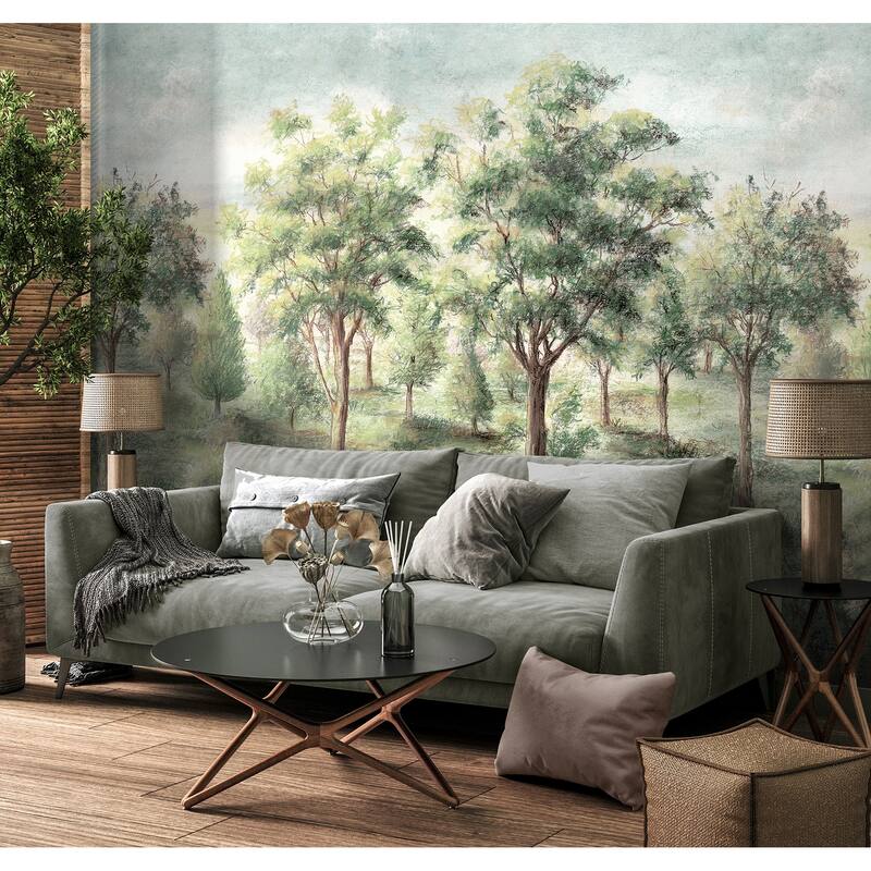 Orchard Green Wall Mural