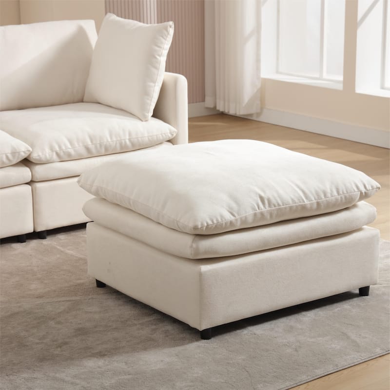 Modern U-shaped Sectional Sofa, Convertible Sofa Bed with Chaise Lounge 5-Seat Upholstered Sofa for Living Room, Apartment