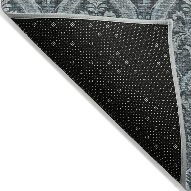 Talu Graceful Floral Weather Resistant Classic Meets Modern Outdoor Rug