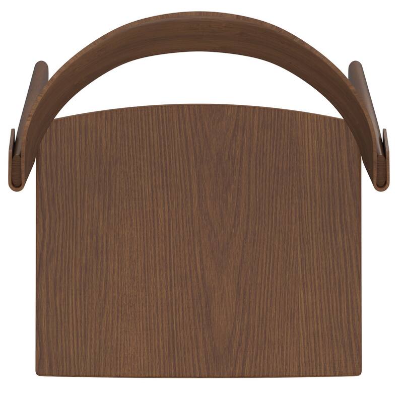 Mid-Century Modern Solid Wood & Oak Veneer Dining Chair, Set of 2