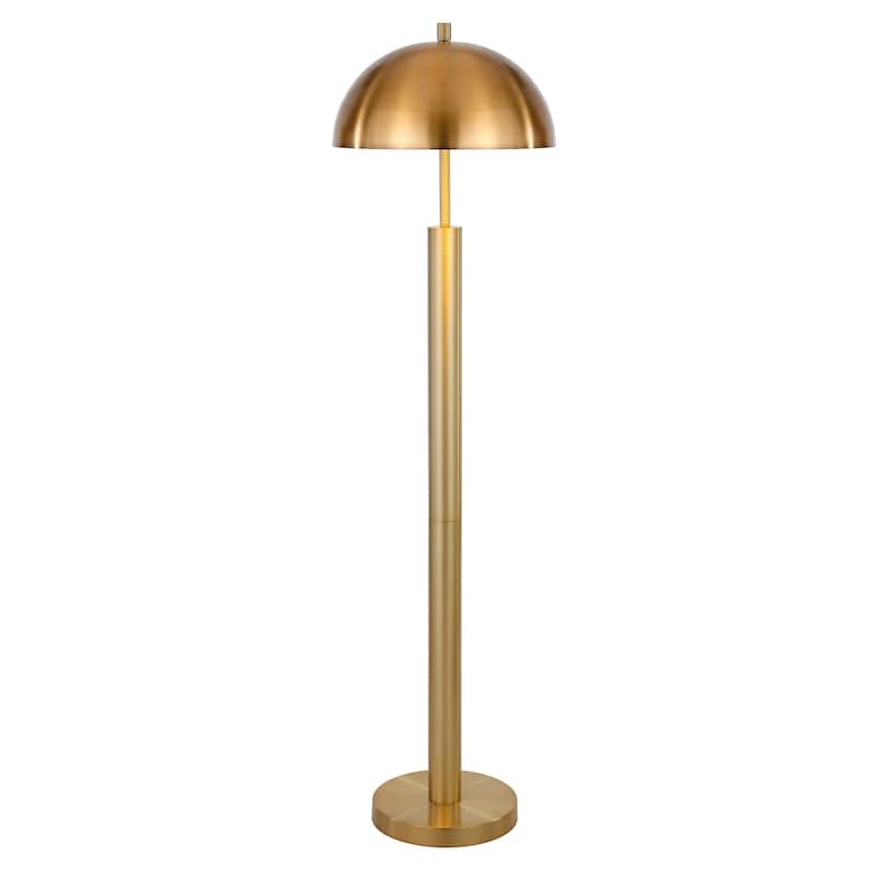 York 58" Tall Floor Lamp with Metal Shade