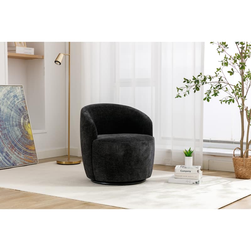 Swivel Accent Armchair Barrel Chair