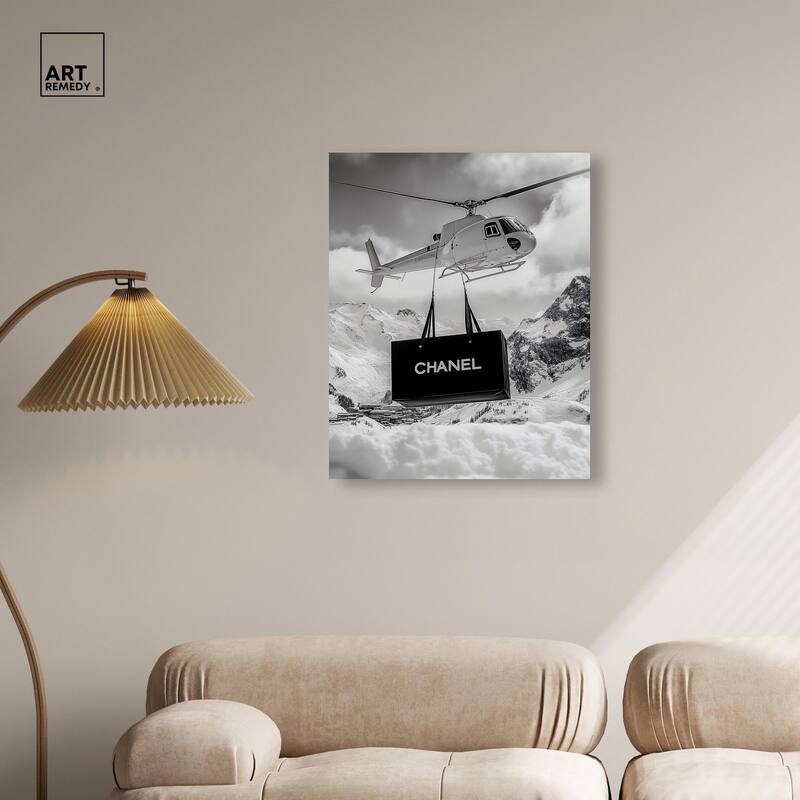 Fashion Delivery Canvas by Art Remedy, Gallery Wrapped